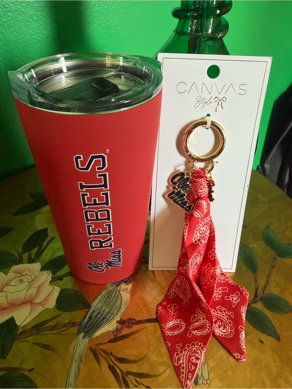 Ole Miss Rebels Red Stainless Tumbler